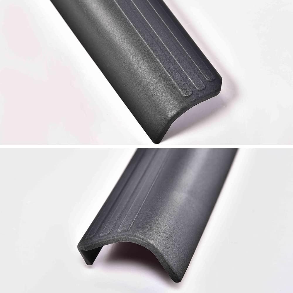 Bed Rail Caps Kit Replacement for Nissan Frontier King Black Smooth Finish Rear Tailgate Cap Moulding Cover 3pcs I74976