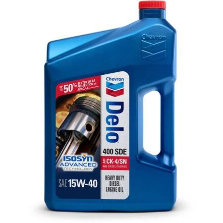 12 Pack Chevron Delo 400 Sde SAE 15W-40 1 Gallon H604317