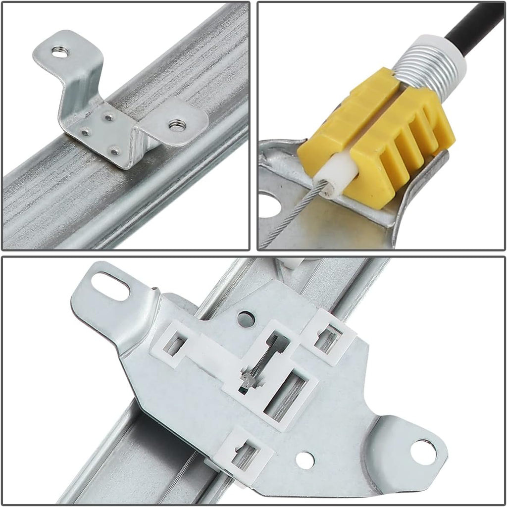 Front Power Window Regulator without Motor, Driver Left Side Pack of 2 S8559