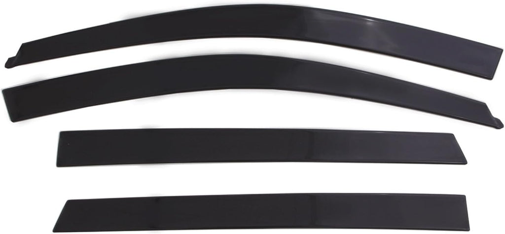 4-Piece Dark Smoke Side Window Deflector J540