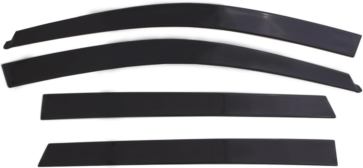 4-Piece Dark Smoke Side Window Deflector J540
