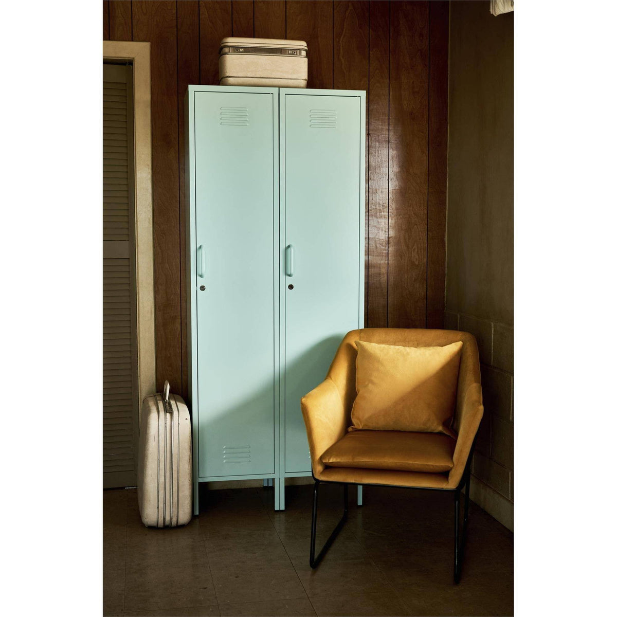 Mint Metal Locker Storage Cabinet F997