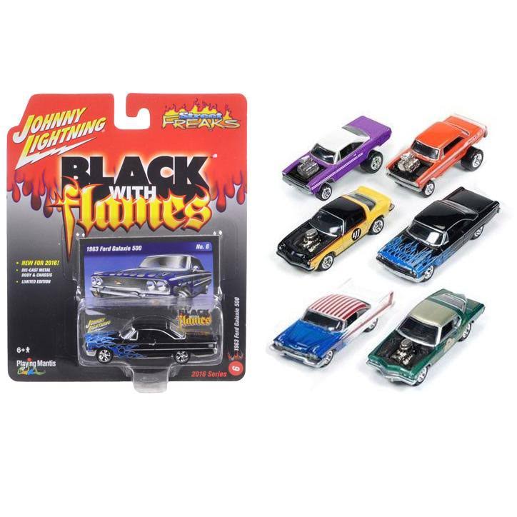 Set of 6 Cars 1/64 Diecast Model Car T232913
