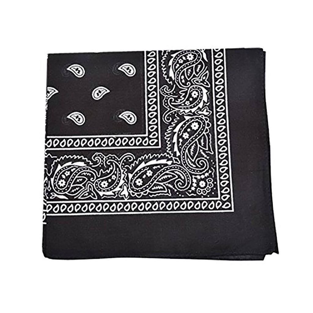 84 Paisley 100% Polyester Bandanas (Orange) D4979