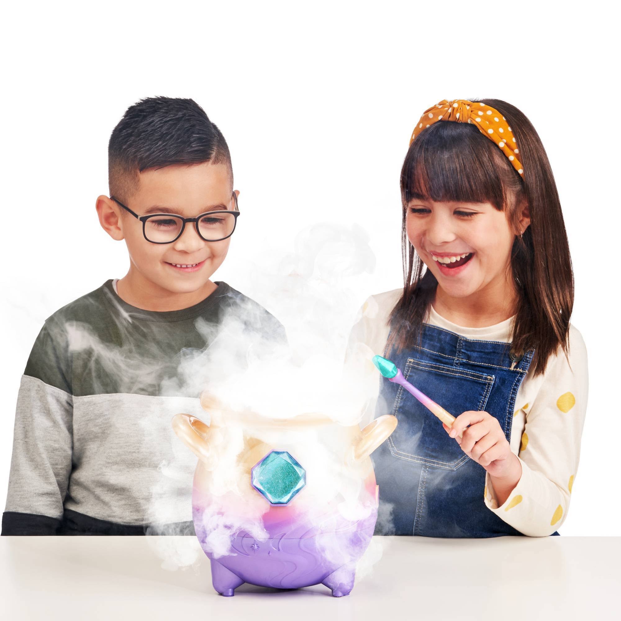 Blue Interactive Plush Toy Magical Misting Cauldron F520591