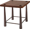 27 inch End Table Brown Finish C66778