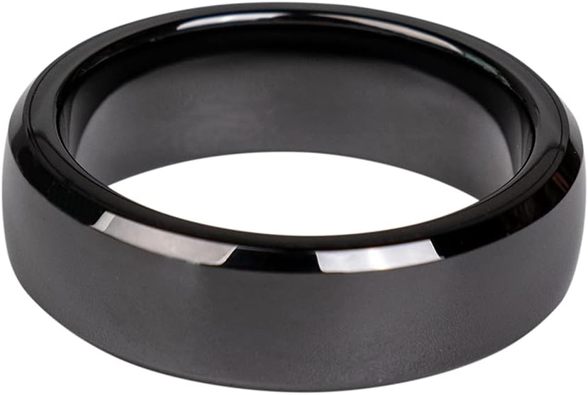 Black RFID NFC Ceramic Ring Key Accessory (22mm) H794