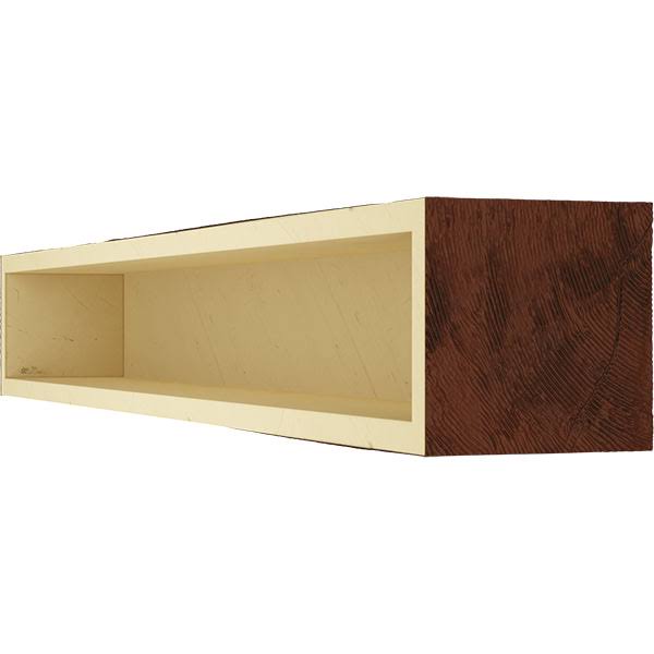 Natural Pecan Faux Wood Fireplace Mantel H7636