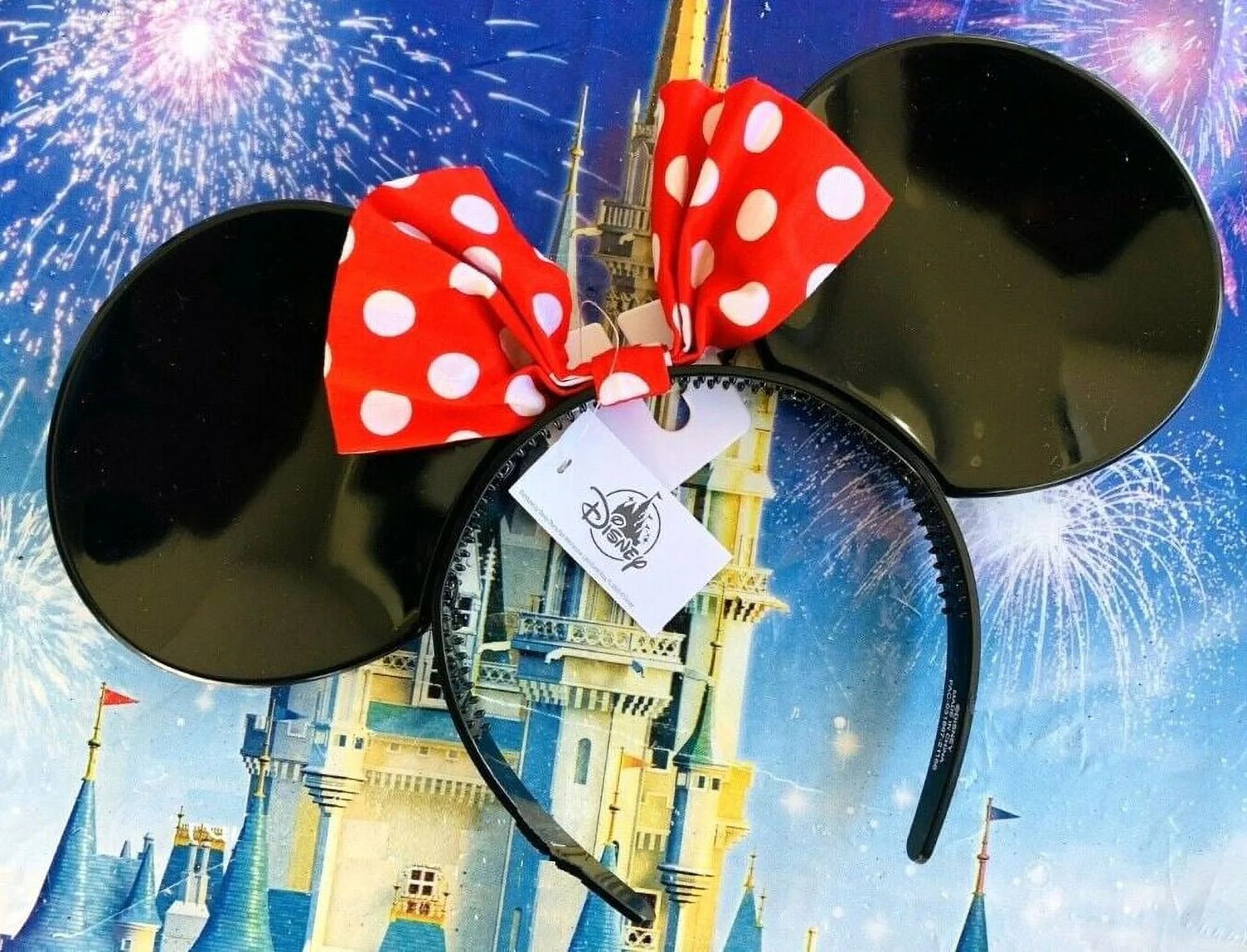 Vintage Minnie Mouse Ears Headband Y516