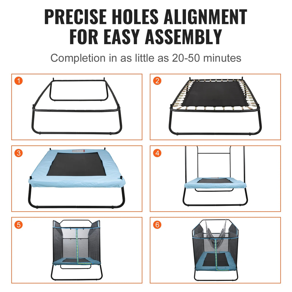 6FT Trampoline with Enclosure Net Q42614