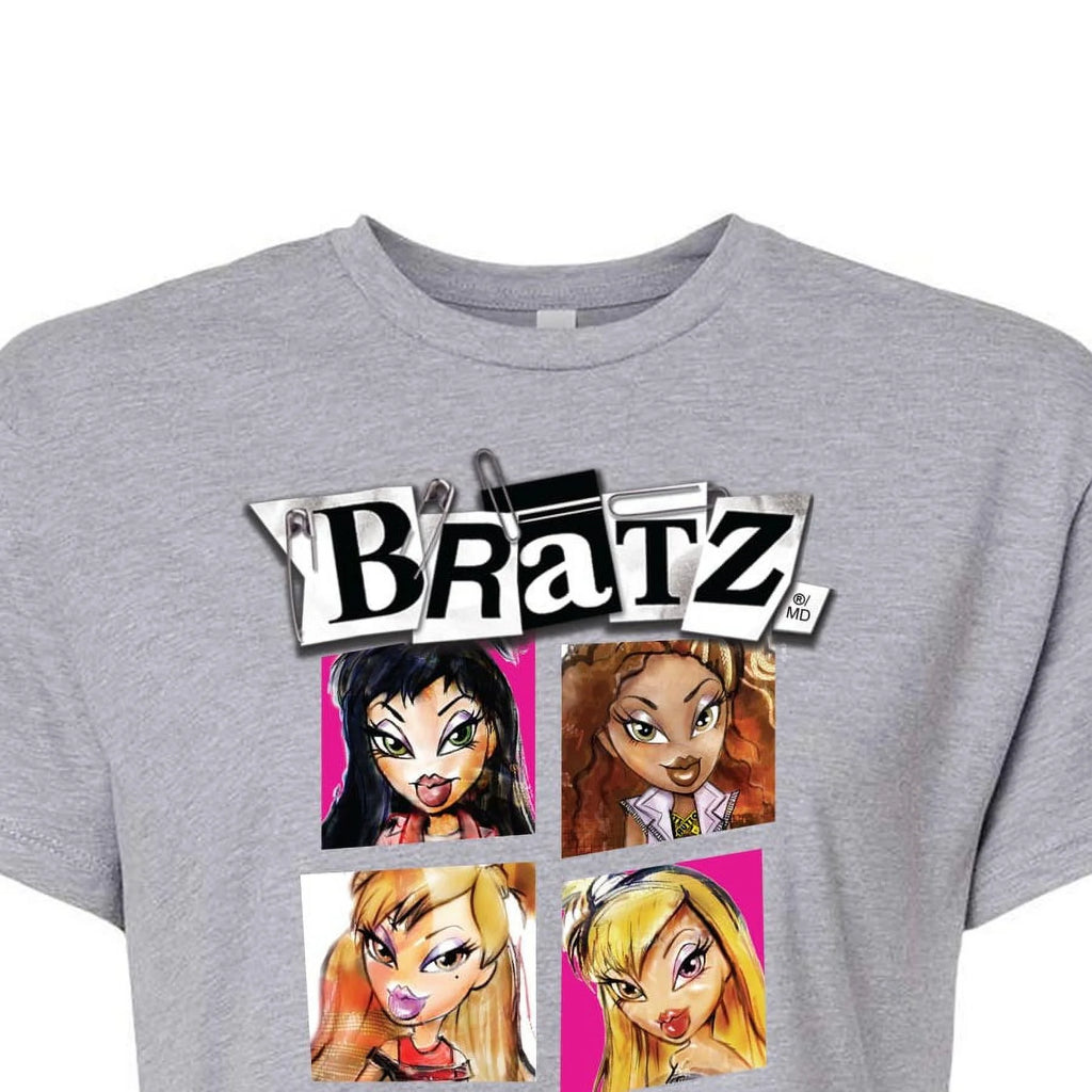 Juniors Cropped Cotton Blend T-Shirt Q609630