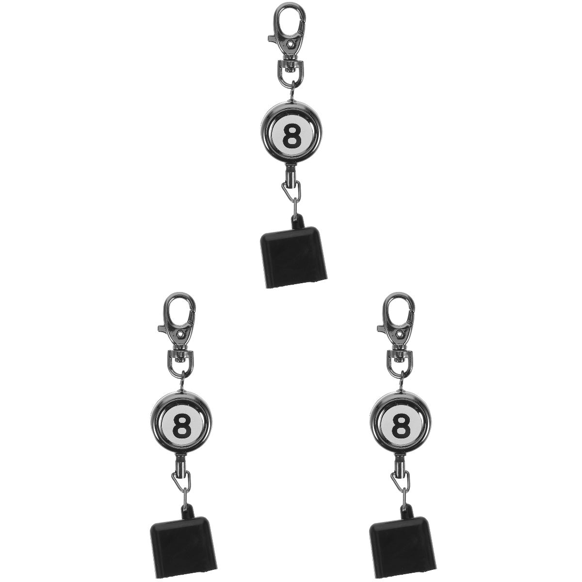 3 Pack Pocket Chalk Holder Snooker Cue Billiards Pool Table Accessory D758
