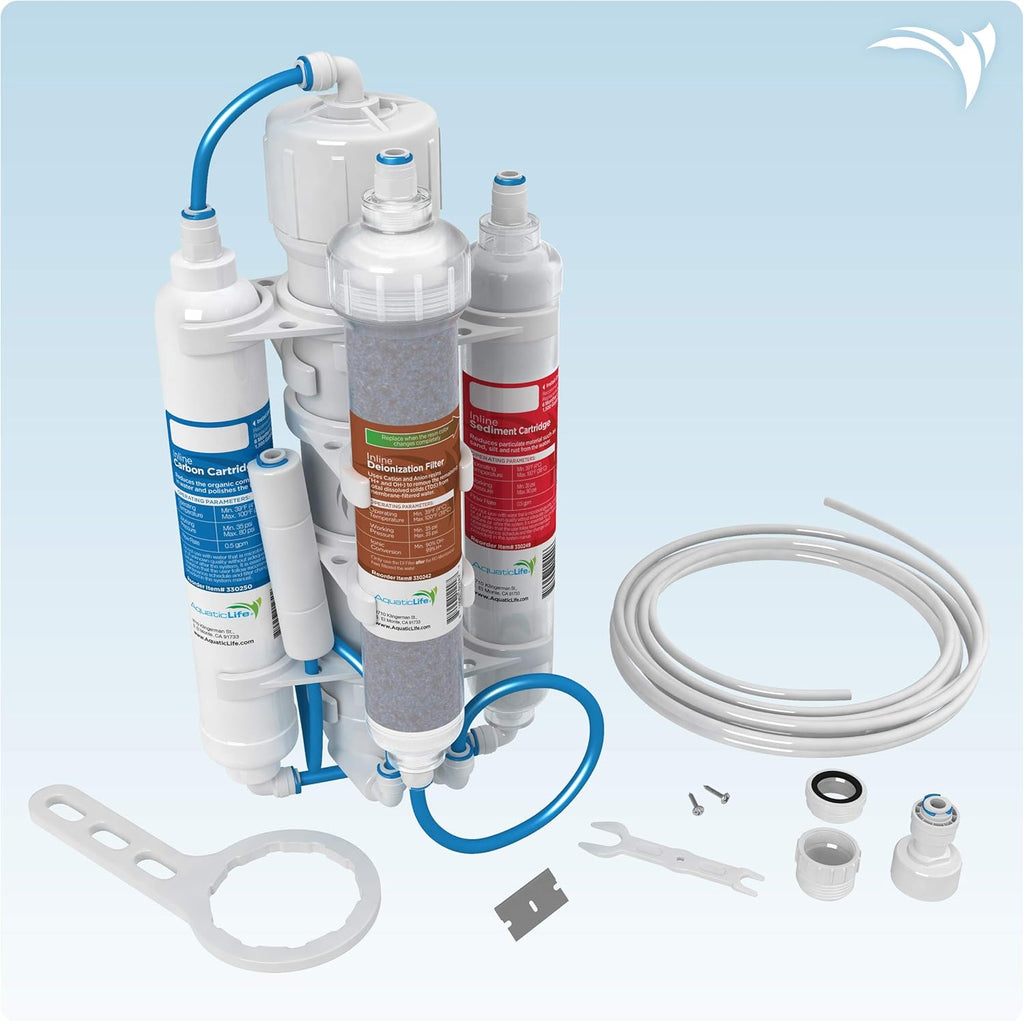 RO Buddie Plus DI Four Stage Reverse Osmosis Deionization Unit 50 GPD Pack of 2 X888