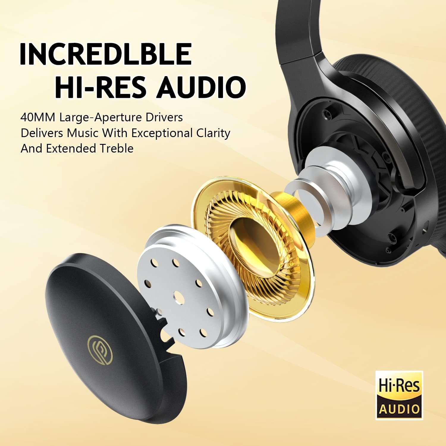 Wireless Over-ear Noise Cancelling Headphones with Microphone N31899