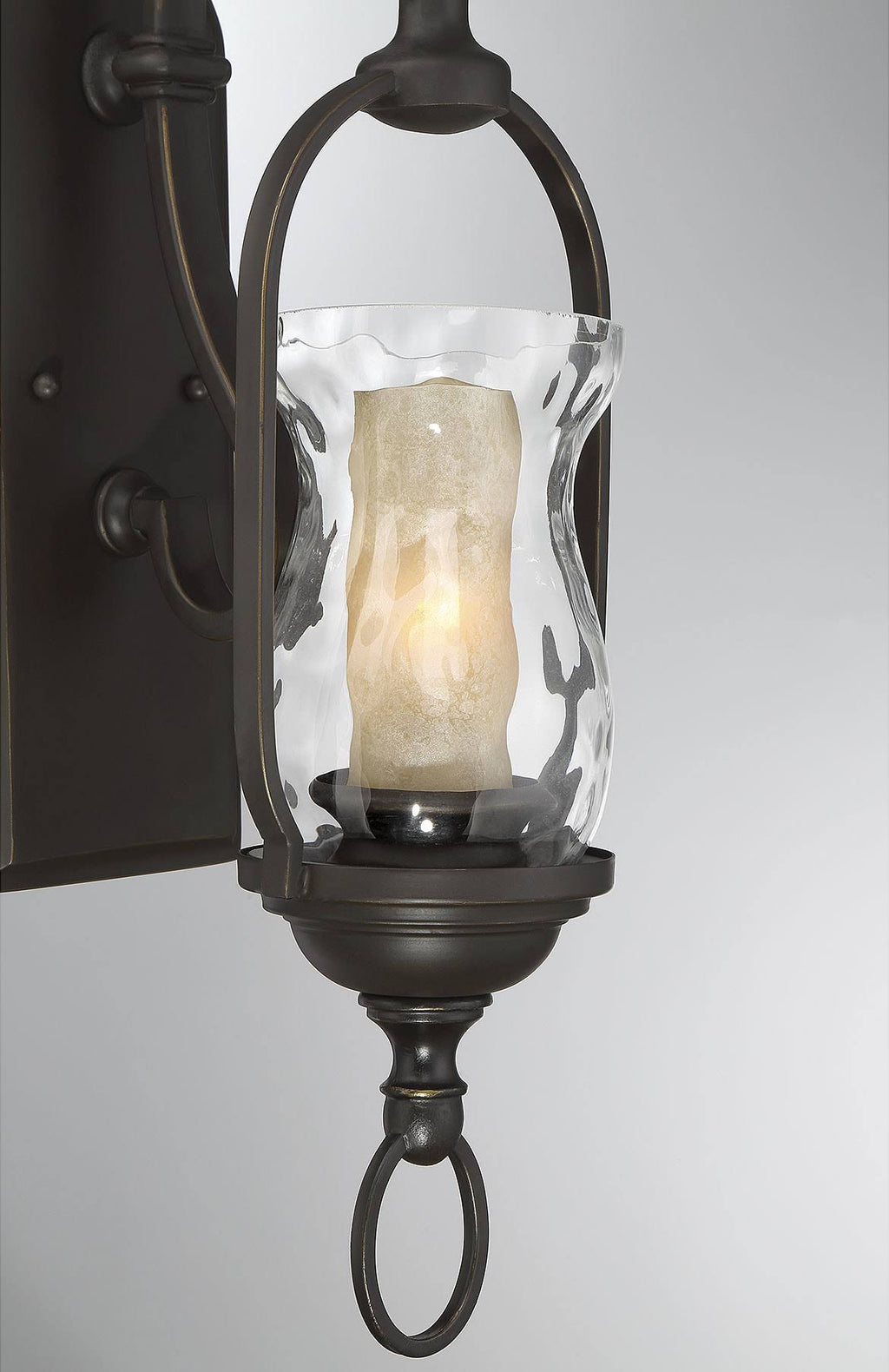 English Bronze 1-Light Sconce L6408
