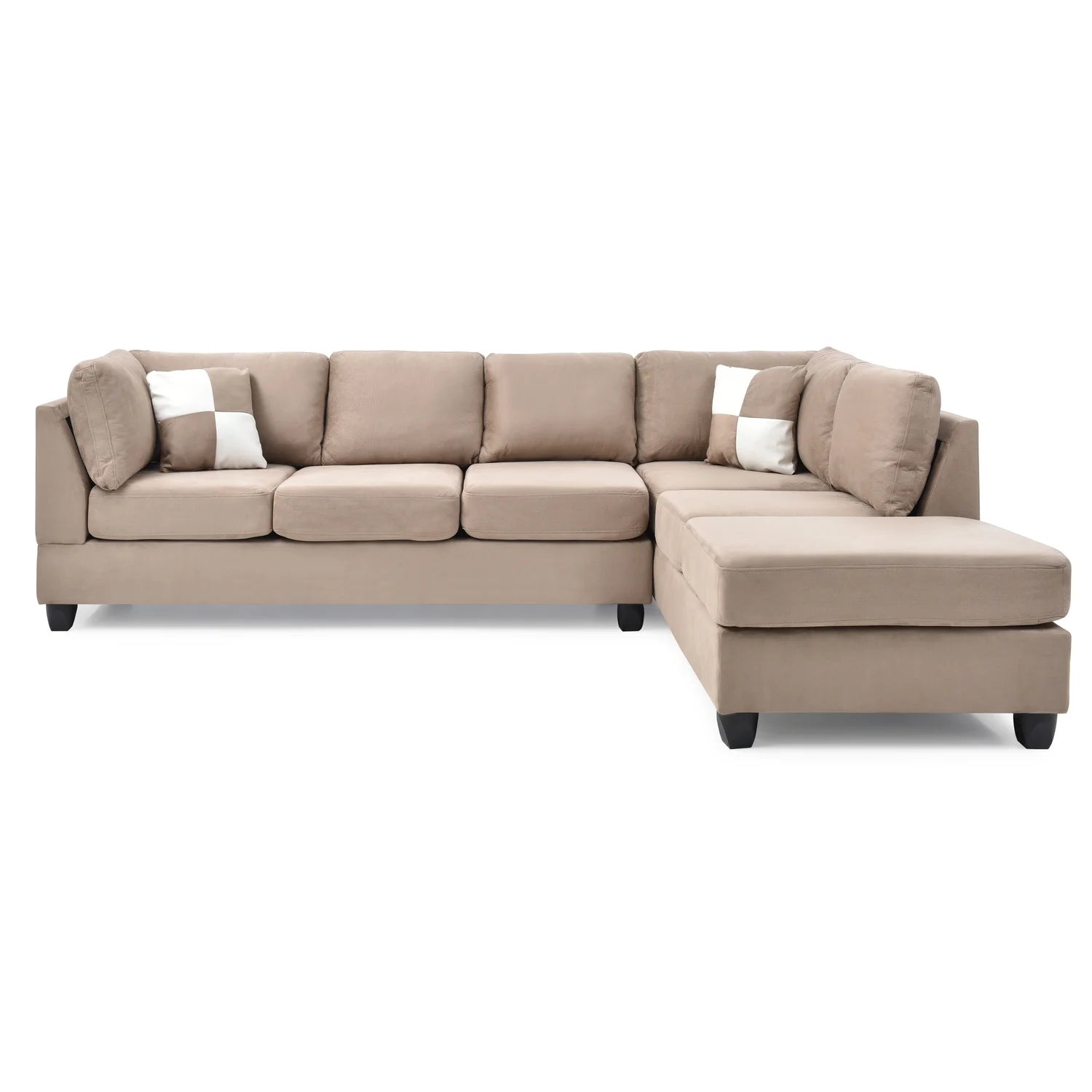Mocha Sectional (3 Boxes) B3380
