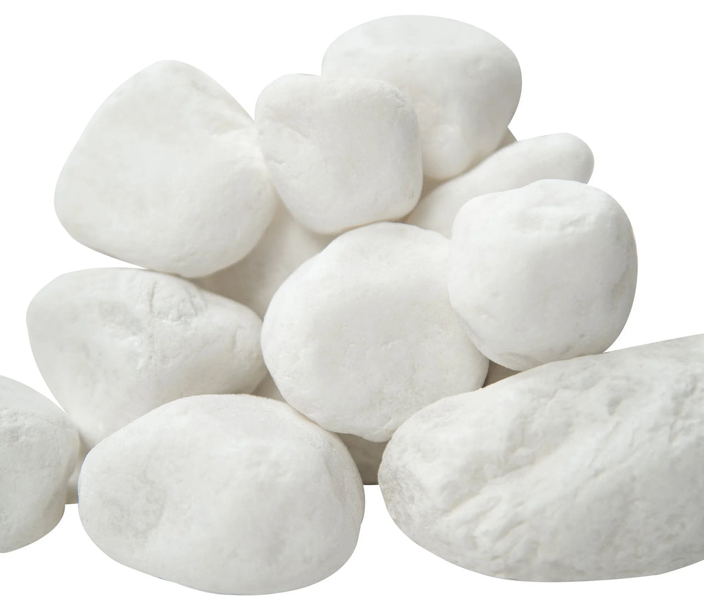 White Marble Bagged Pebbles P47894