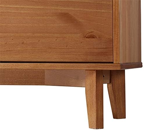 6 Drawer Pine Wood Double Dresser B6449