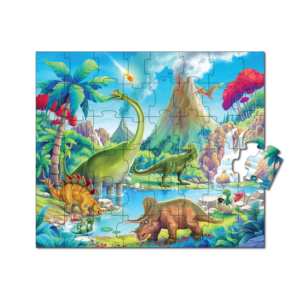 48 Piece Dinosaur Glow in The Dark Jigsaw Puzzle N42216