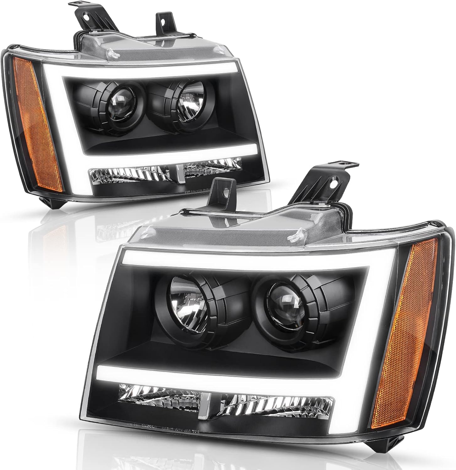 Chrome Housing LED Projector Headlight Assembly J716567