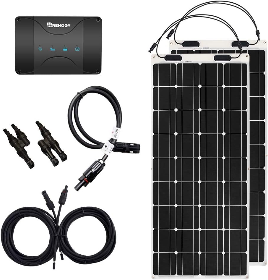 100 Watt 12 Volt Monocrystalline Semi-Flexible Solar Panel T4960