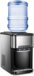 3-in-1 Top Loading Water Cooler Dispenser with Built-in Ice Maker A694