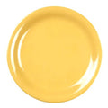 Yellow 6 1/2x22 Narrow Rim Plate, Melamine, Pack of 6 S495768