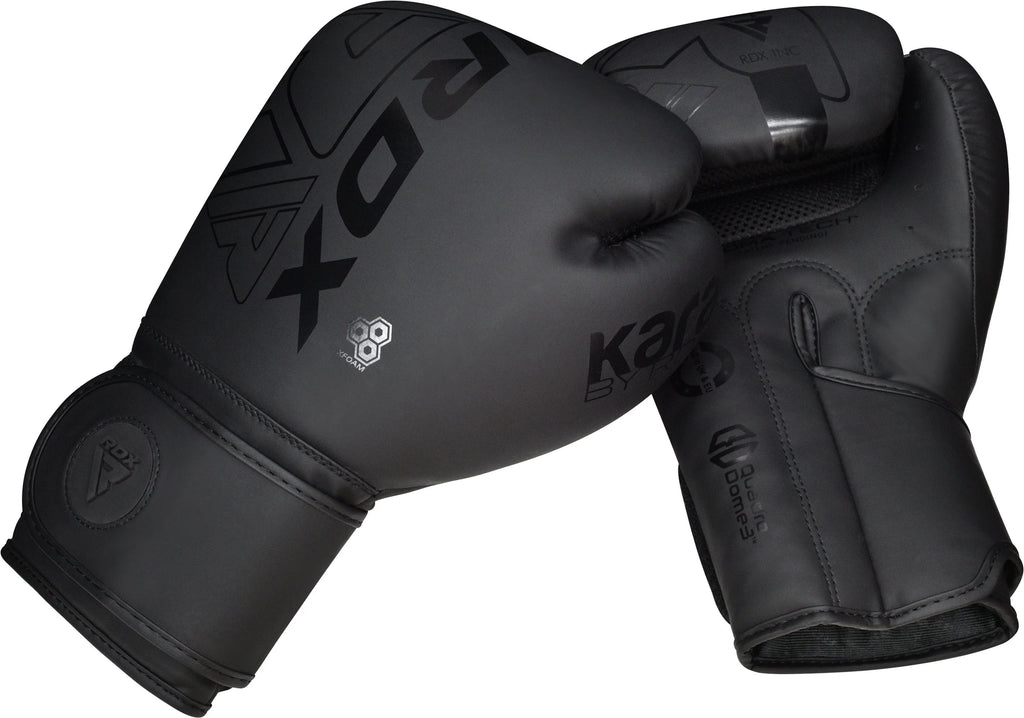 Black 12oz Boxing Gloves U59641