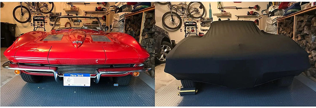 Black Satin Indoor Car Cover with Storage Bag R8600