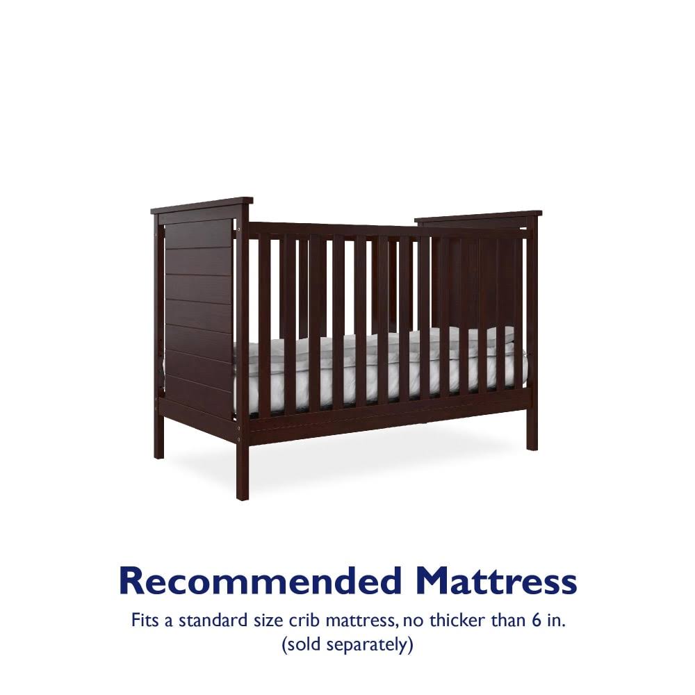 3 in 1 Convertible Crib, Espresso N72634