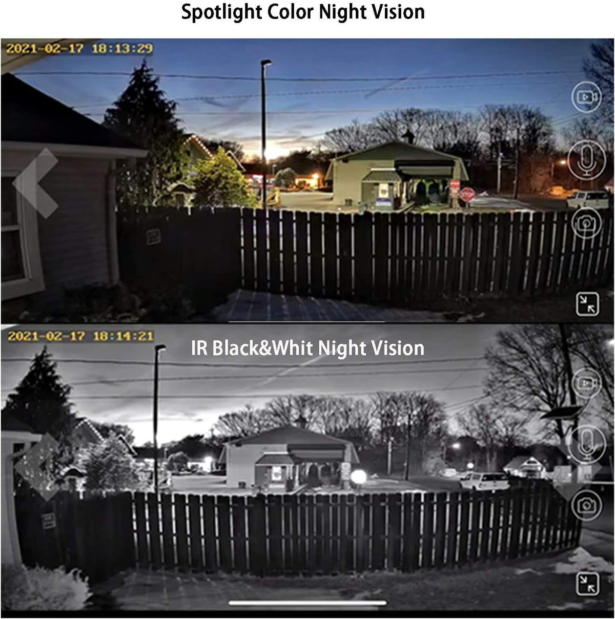 Wireless Outdoor Security Camera with Spotlight Color Night Vision and IP66 Waterproof N9366