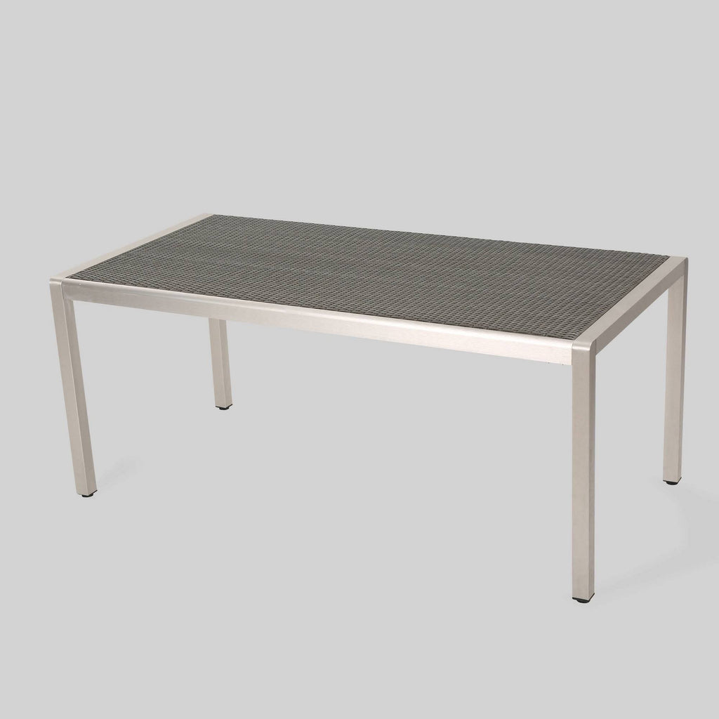 Outdoor Rectangle Aluminum Dining Table G54216