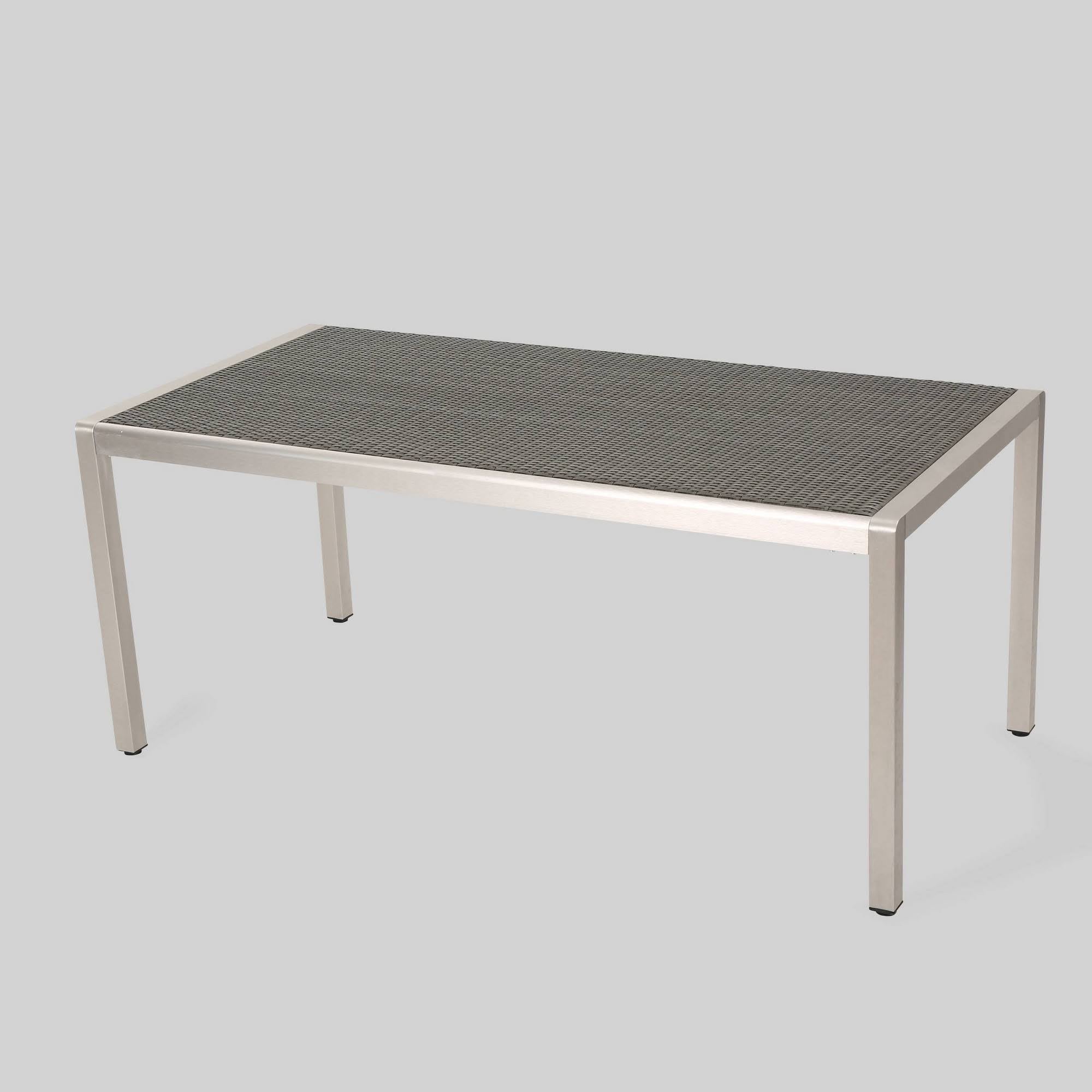 Outdoor Rectangle Aluminum Dining Table G54216
