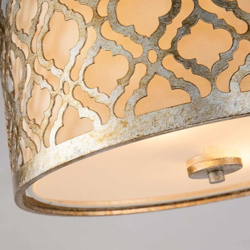 Silver Flush Mount S7931