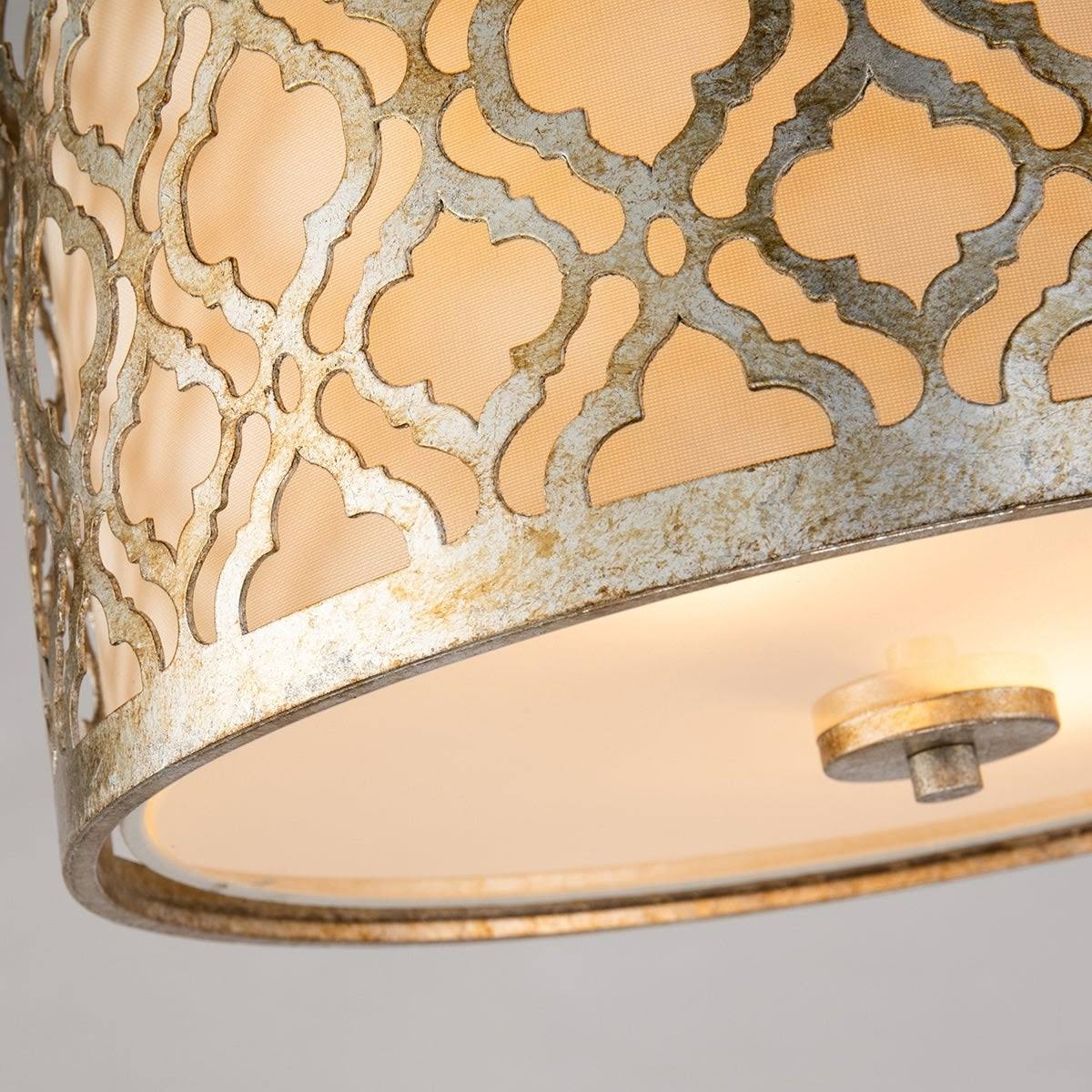 Silver Flush Mount S7931