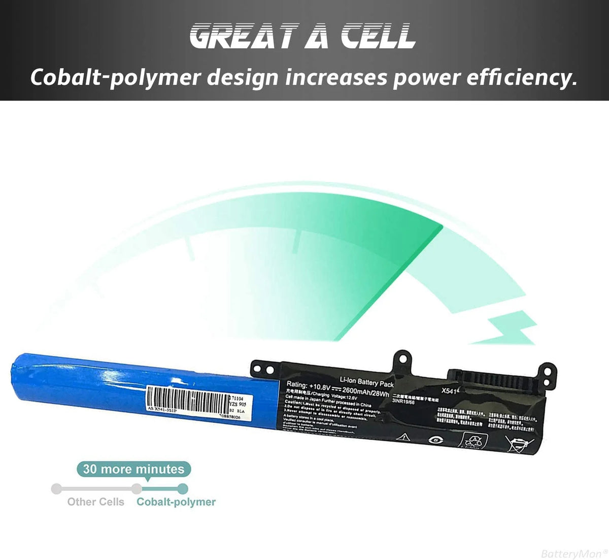 Battery for ASUS X541 F541 R541 Series R4855