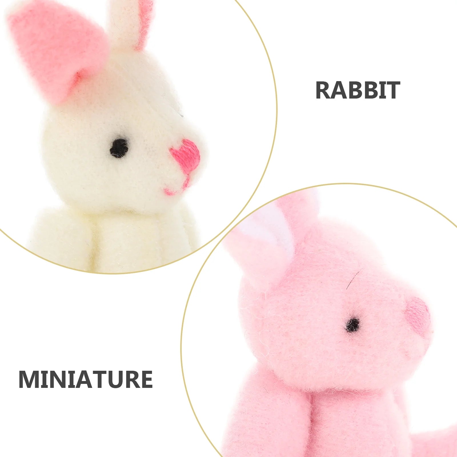 75 Pcs Mini Plush Bunny Stuffed Animal Toy M959827