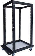 18U 4 Post Open Frame 19 inch Network Server Rack Adjustable Depth N380