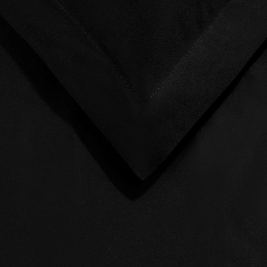 Black California King Egyptian Cotton Duvet Cover Set V3305