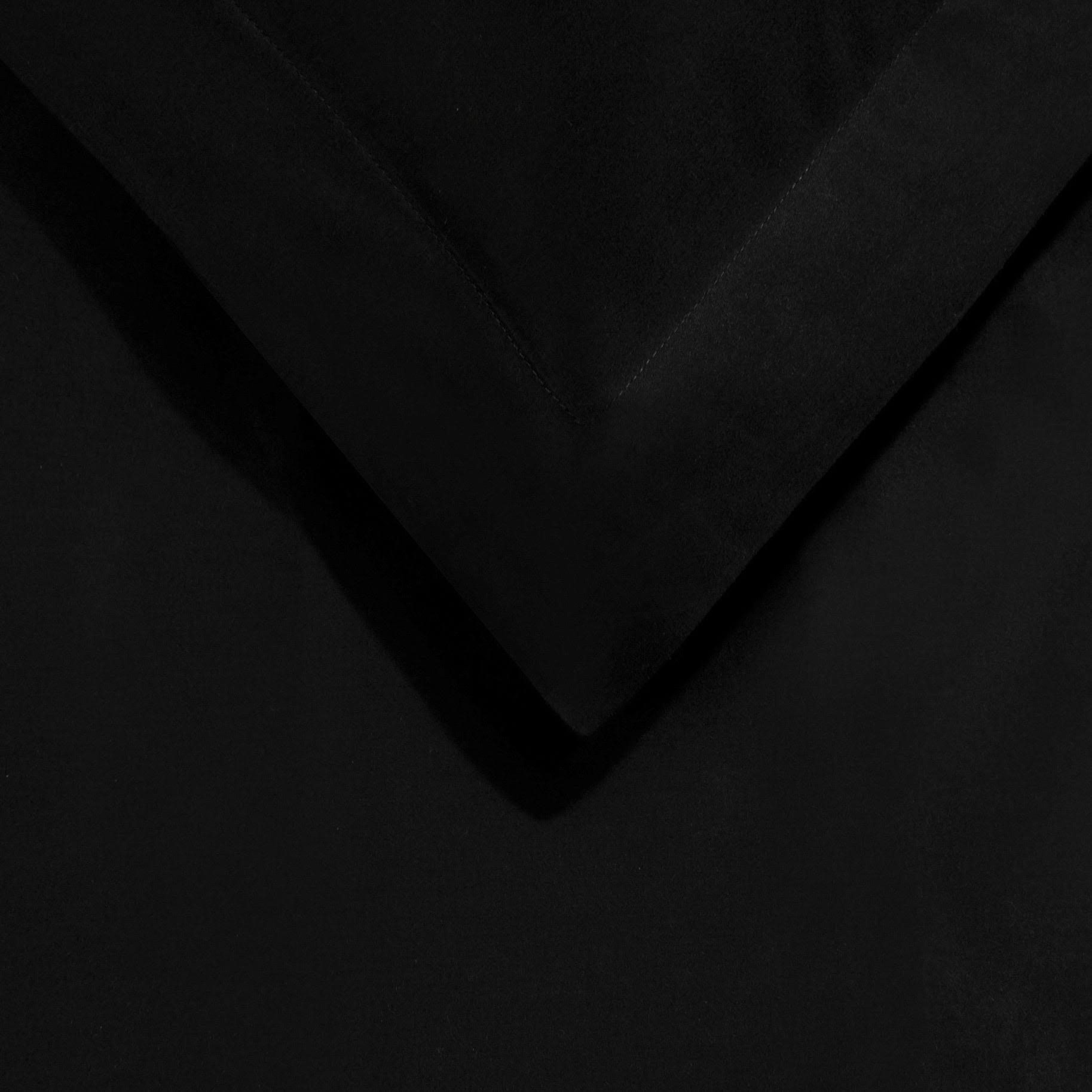 Black California King Egyptian Cotton Duvet Cover Set V3305
