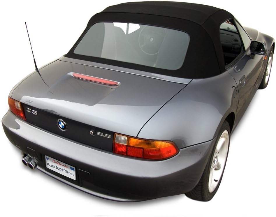 Convertible Top Replacement for BMW Z3, TwillFast II Canvas, Dark Beige, Plastic Window J247099
