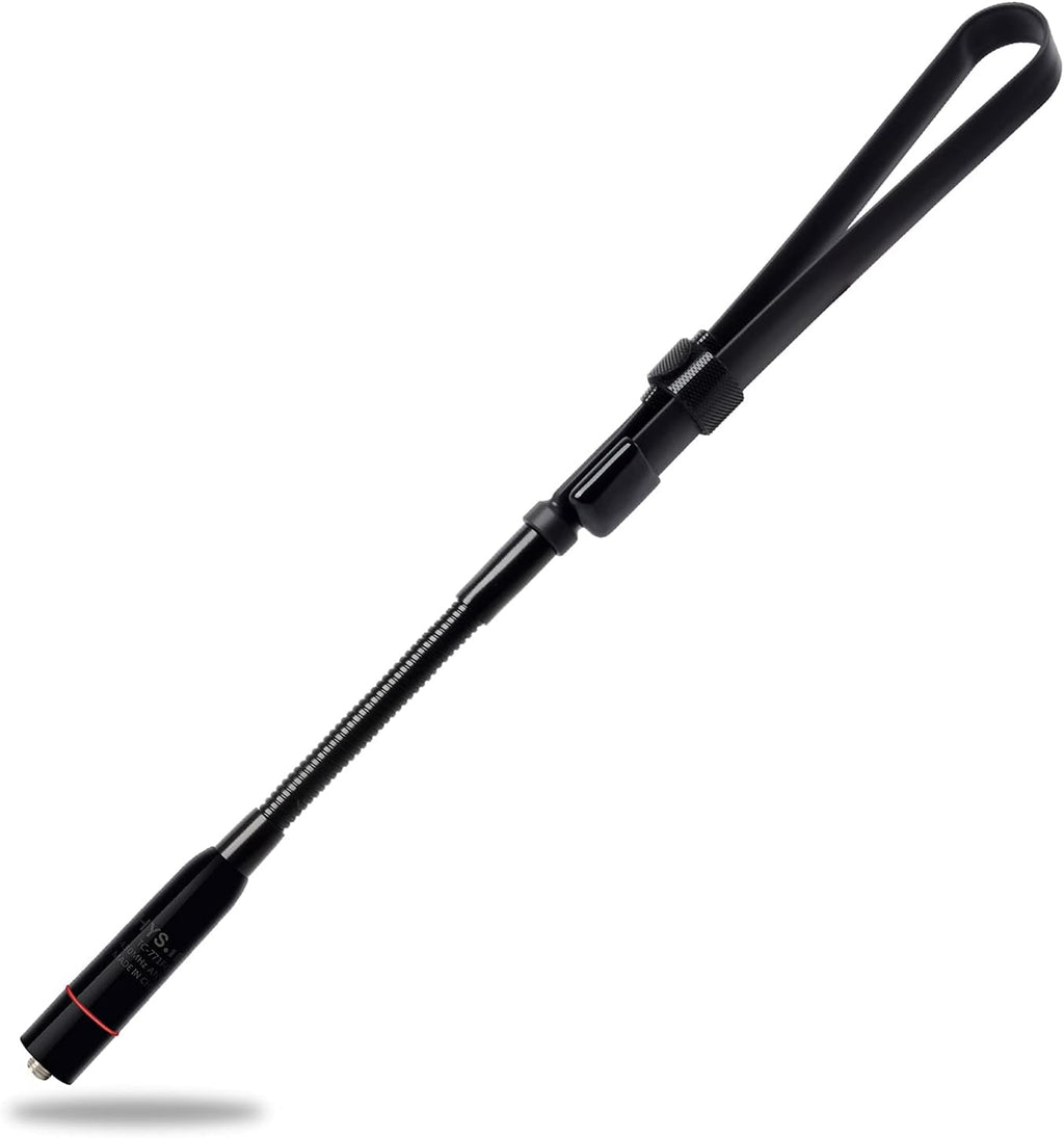 Tactical Foldable Whip Antenna, SMA-Female, VHF UHF 144/430Mhz, Gooseneck Antenna T914378