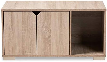 2-Door Wood Cat House T74986