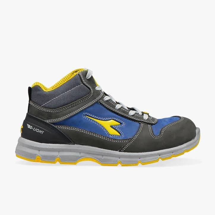Gray Mid Safety Shoes L499