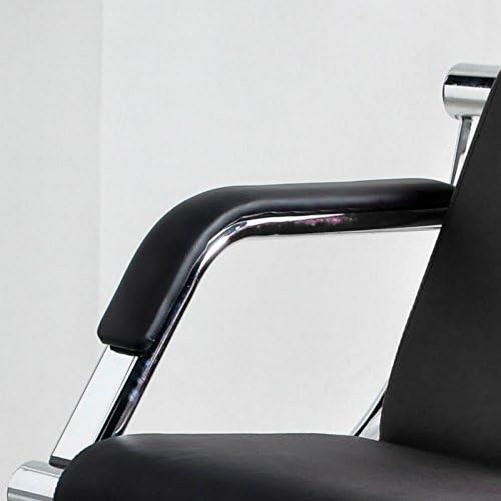 Black PU Leather Visitor Sofa K8111