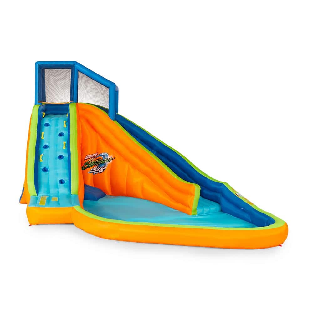 Multi Polyester Inflatable Water Park Play Pool with Slides and Blower C7056