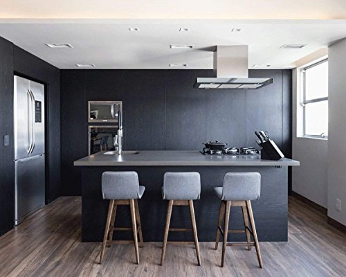 Black Wood Wallpaper Self-Adhesive Contact Paper X492