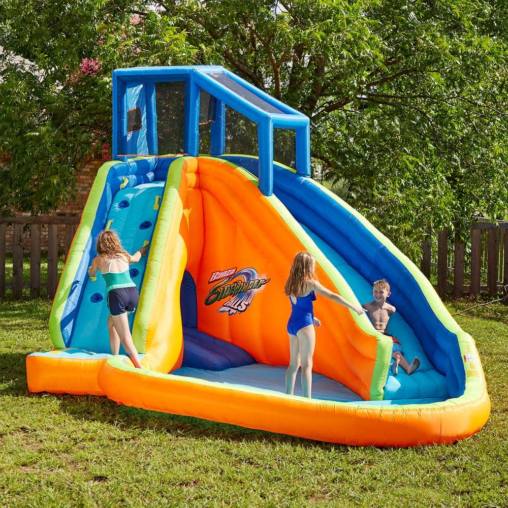 Multi Polyester Inflatable Water Park Play Pool with Slides and Blower C7056