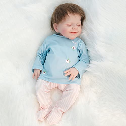 18 Inches Soft Vinyl Silicone Reborn Baby Doll S297