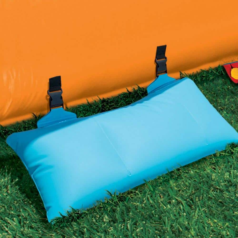 Multi Polyester Inflatable Water Park Play Pool with Slides and Blower C7056